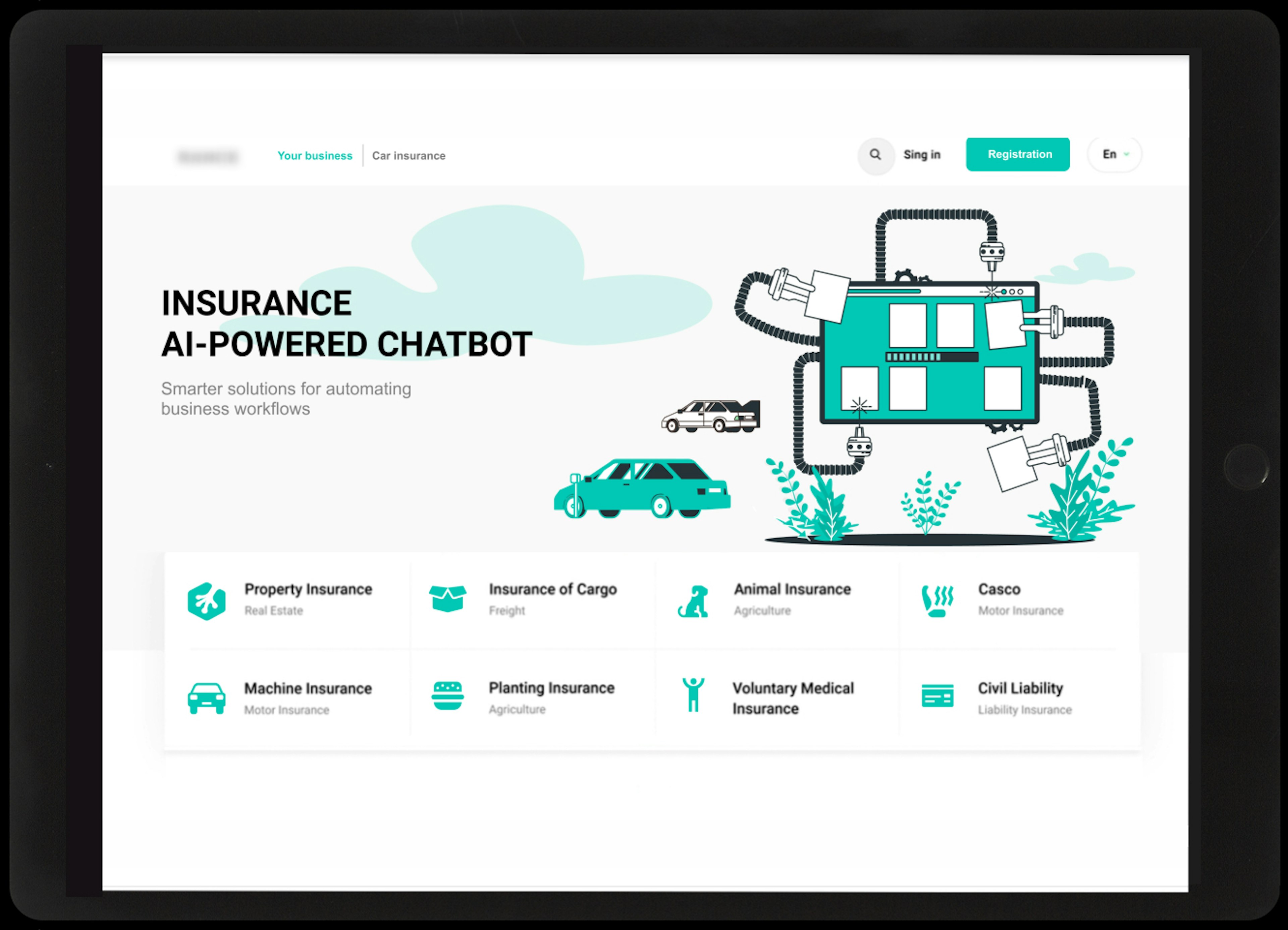tablet with ai chatbot